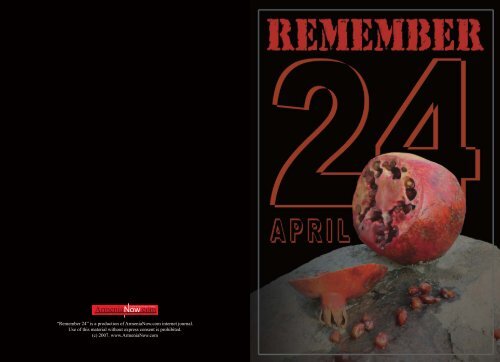 Remember 24 - Genocide Survivors - ArmeniaNow.com