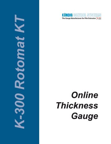 Online Thickness Gauge