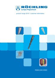 ROBACLEAN CONES product range 2010 / customer information - Qsi