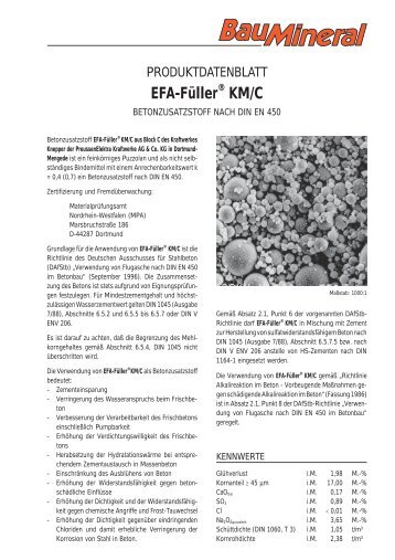 EFA-Füller KM/C - chemie.at