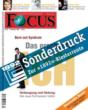 Riesterrente Focus - Berliner Bau- und Wohnungsgenossenschaft ...