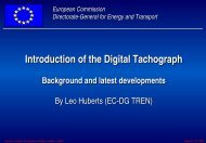 Introduction of the Digital Tachograph - Instituto de Robotica