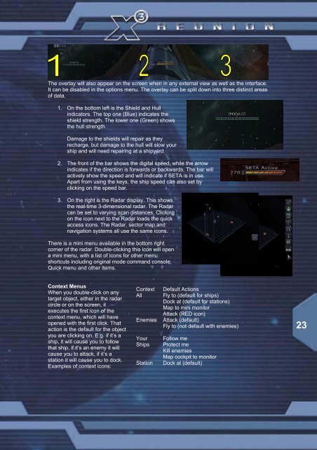 X3:Reunion Manual - Steam