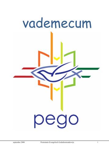 Voorstel inhoud Vademecum - PEGO