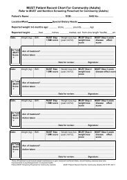 MUST Patient Record Chart For Community (Adults) - NHS North ...