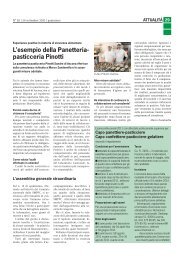 L'esempio della Panetteria- pasticceria Pinotti