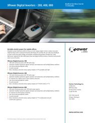 XPower Digital Inverters - 200, 400, 800 - Xantrex