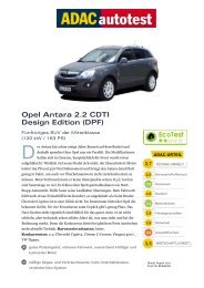 Umfassender Test Opel Antara 2.2 CDTI Design Edition (DPF) - ADAC