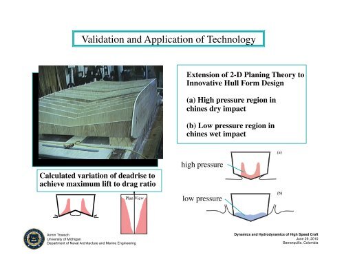 Armin Troesch: Dynamics and hydrodynamics of high speed craft - PASI