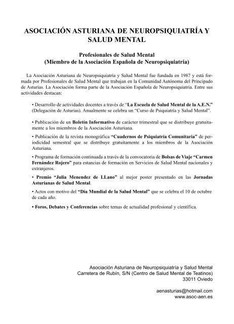 Vol 4. Nº 2. 2004 - Asociación Española de Neuropsiquiatría