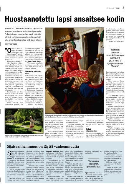 Esse 50/2011 pdf - Espoon seurakuntasanomat