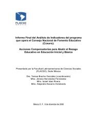 Informe Final del AnÃ¡lisis de Indicadores del ... - conafe.edu.mx