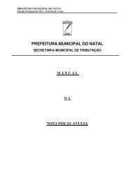 Manual - Prefeitura Municipal do Natal