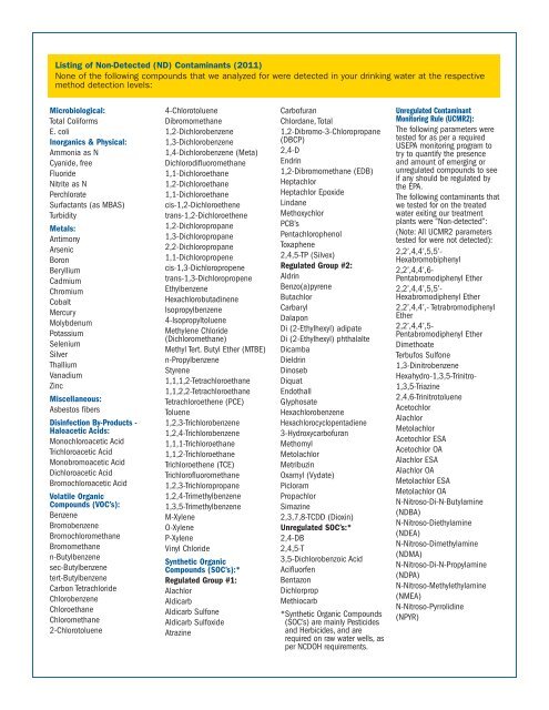 Water Quality Report - American Water