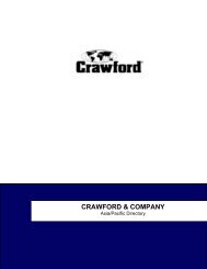 CRAWFORD & COMPANY - Crawford and Company