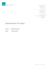 Raadsonderzoek 'De Coligny' - Gemeente Katwijk
