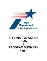 AFFIRMATIVE ACTION PLAN & PROGRAM SUMMARY Part II