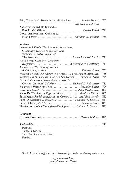 Volume 4 No 2 - Journal for the Study of Antisemitism