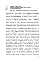 FFLCH Universidade de SÃ£o Paulo Faculdade de Filosofia, Letras e ...