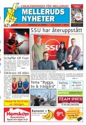 30 april - Melleruds Nyheter