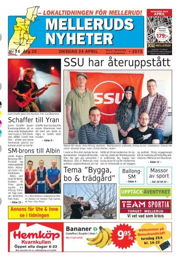 30 april - Melleruds Nyheter