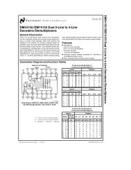 Dual 2/4Line Decoders