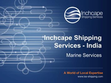 ISS India - Port Agency.pdf - Inchcape Shipping Services
