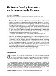 Reforma fiscal y bienestar en la economía de México