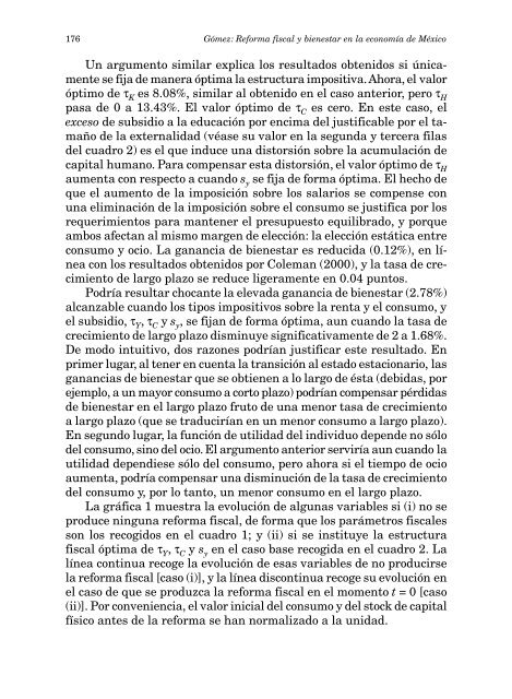 Reforma fiscal y bienestar en la economía de México