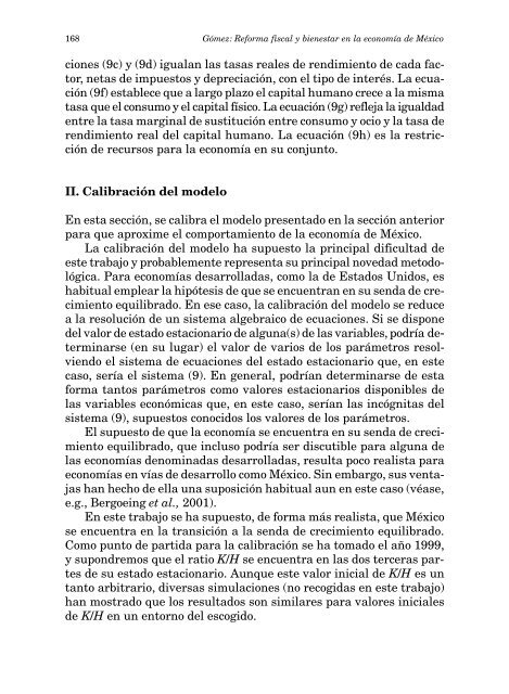 Reforma fiscal y bienestar en la economía de México