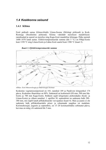 Eesti maaelu arengu strateegia 2007+ olukorra kirjeldus