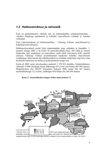 Eesti maaelu arengu strateegia 2007+ olukorra kirjeldus