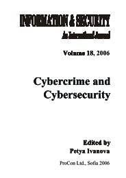 Information & Security: Cybercrime and Cybersecurity