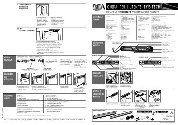 Manuale EYE-TECH PDF | 214 Ko - BEA Pedestrian