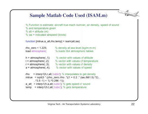 Analysis of Air Transportation Systems Fundamentals of Aircraft ...