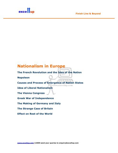 The rise of nationalism in europe