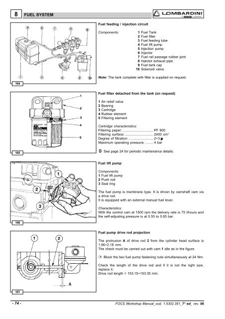 Manuale Officina LGW 523-627 - lombardini service