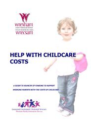 Help with Childcare Costs Guide for wp april 11 - Wrexham County ...