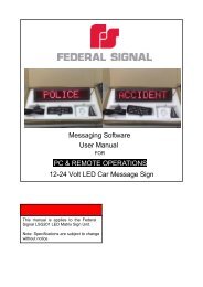 LSG201 Instruction Manual - Emergency Vehicle Solutions