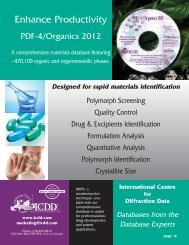 PDF-4/Organics 2012 - Directories