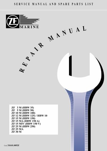 Service manual and spare parts list - BUKH Bremen