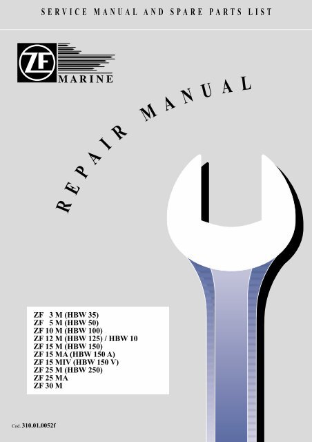 Service manual and spare parts list - BUKH Bremen