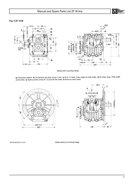 Service manual and spare parts list - BUKH Bremen