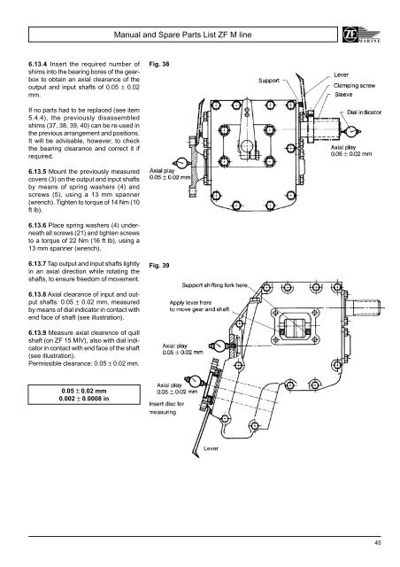 Service manual and spare parts list - BUKH Bremen