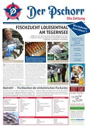 Die Zeitung FISCHZUCHT LOUISENTHAL AM ... - Der Pschorr