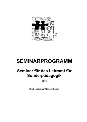 seminarprogramm - Zentrum für schulpraktische Lehrerausbildung ...