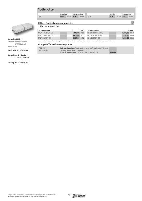 SCHUCH Katalog - Hateha