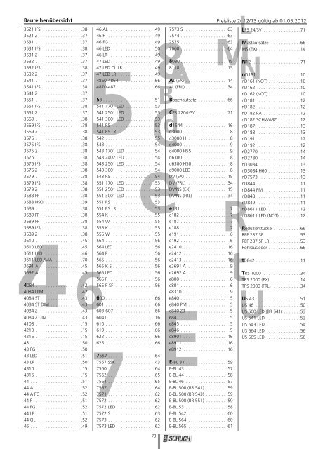 SCHUCH Katalog - Hateha