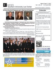 E -NEWS - Southern University Law Center