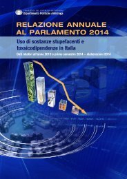 relazione annuale al parlamento 2014